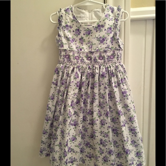 bonnie jean purple dress